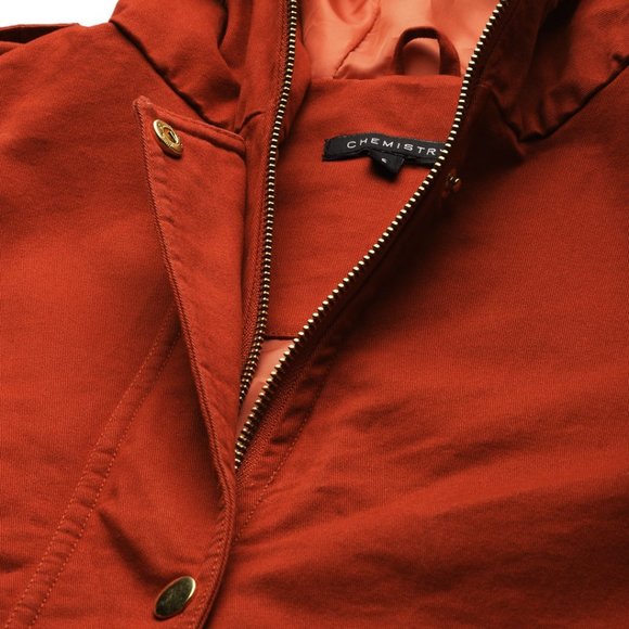 Chemistry Women Red Solid Open Front Jacket (Fixed Price) - Picture 3 of 10